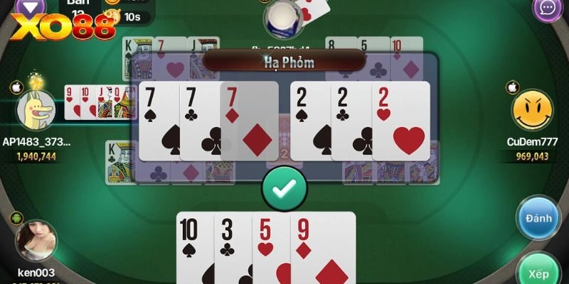 Phỏm Online - Cập Nhật Bí Kíp Đánh Bài Xuất Sắc Tại Xo88